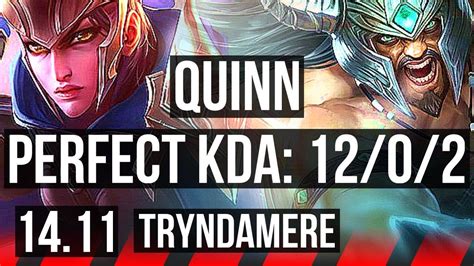 Quinn Vs Tryndamere Top 1202 8 Solo Kills Legendary 500 Games