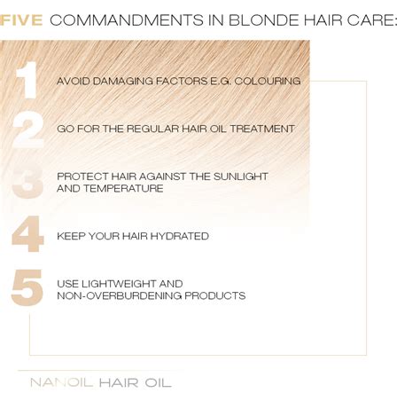 Let Your Hair Speak Up Part Blonde Hair Care Blog Nanoil India