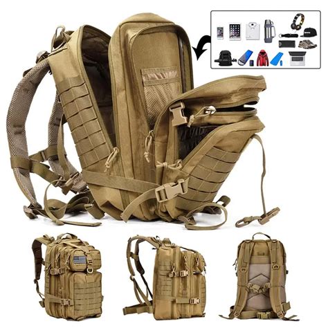 Sac Dos Tactique Militaire De Grande Capacit L Pour Hommes