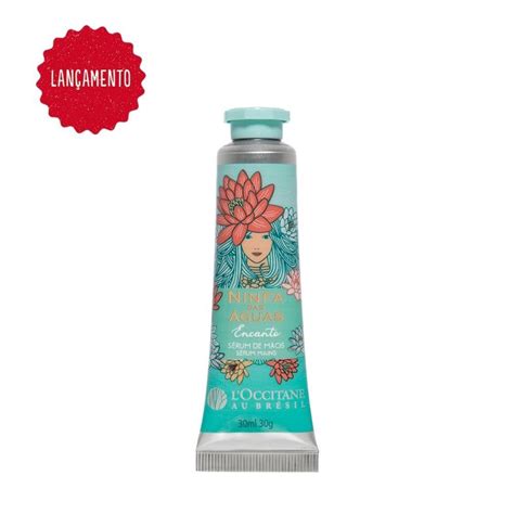 Loccitane au brésil creme de mão ninfa das águas encanto no Shoptime