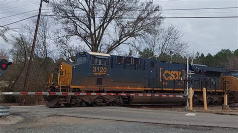 Csx M Headed Southbound In Monroe Nc With Csxt In The Lead