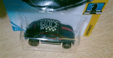 Hot Wheels Volkswagen Beetle Ajedrez Negro Peon Nuevo Vw 18 115 00