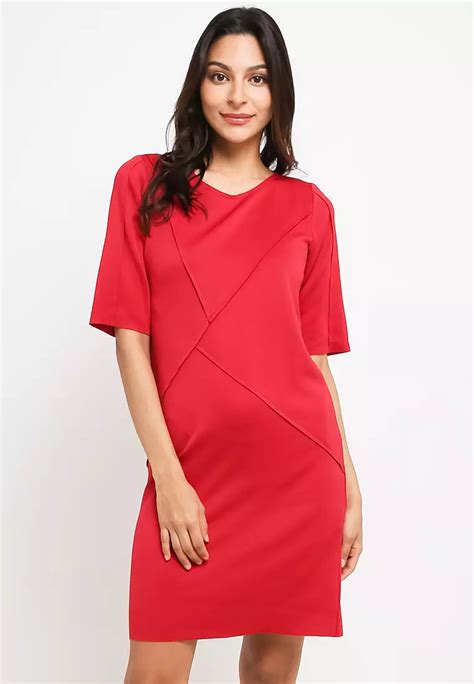 Jual Elle Unfinished Basic Dress Original 2024 Zalora Indonesia