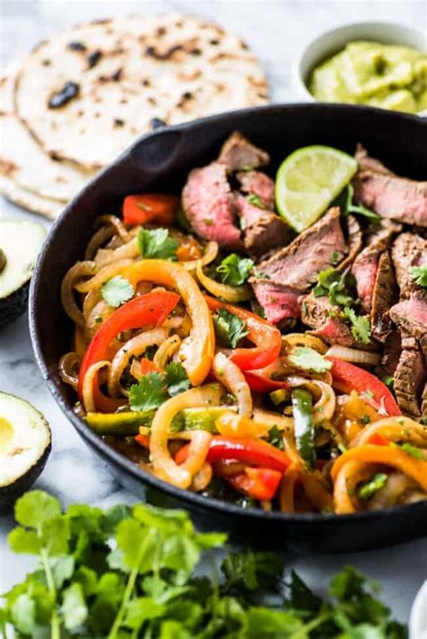 Easy Steak Fajitas Isabel Eats