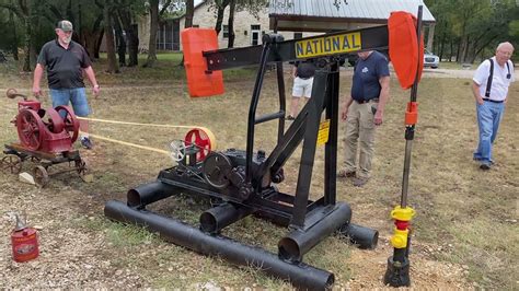 Restoring A National Oil Well Pump Jack With A Hit And Miss Engine