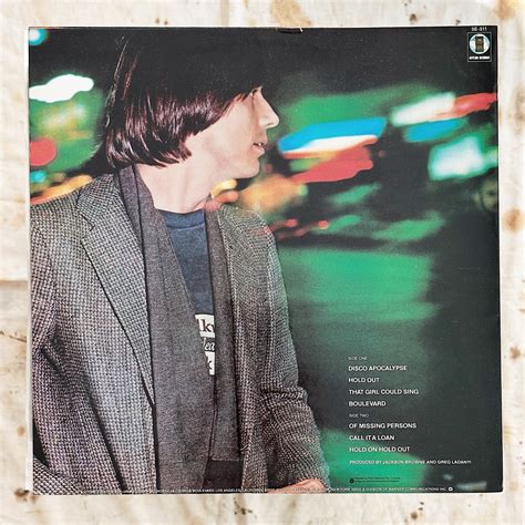 Jackson Browne Hold Out Lp Tiki La La