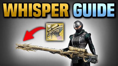 Whisper Mission Exotic Quest FULL GUIDE Craftable Trait Catalyst