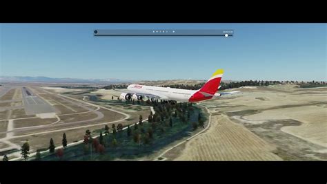 XP12 A340 600 LEMD Madrid Rwy 32R Landing YouTube