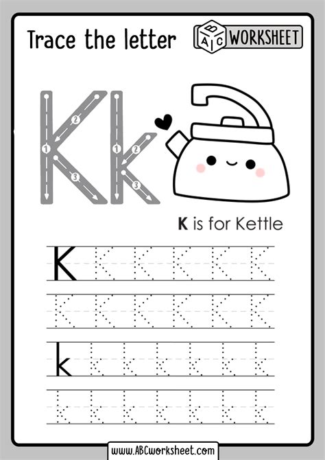 Free Printable Letter K Worksheets