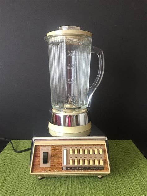 Reserved Amy Vintage Blender Chrome Blenderwaring Cream And Glass