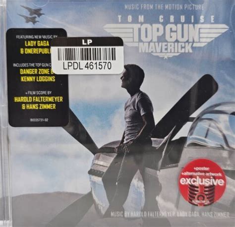 Top Gun Maverick Soundtrack Target Exclusive Cd Poster Alt Artwork