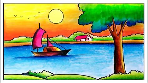 Easy Scenery Drawing for Kids