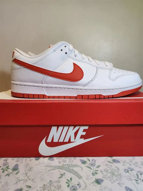 Nike Dunk Low Retro White Picante Red Aftermarket