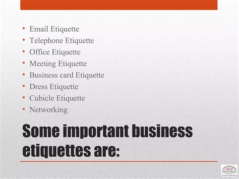 Business Communication & Etiquette | PPS
