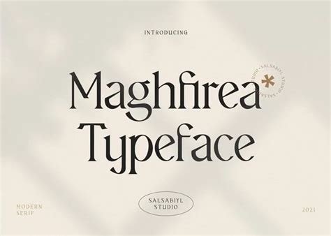 Maghfirea Free Font For Web Design Inspiration Added By Awwwards To