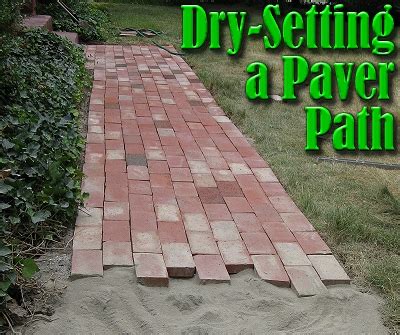 How To Lay A Brick Pathway