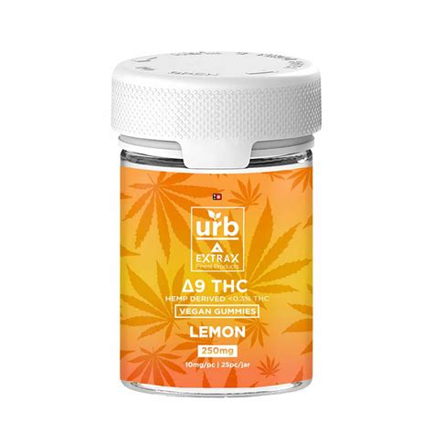 Urb Lemon Delta 9 Thc Vegan Gummies Cbd Pharm