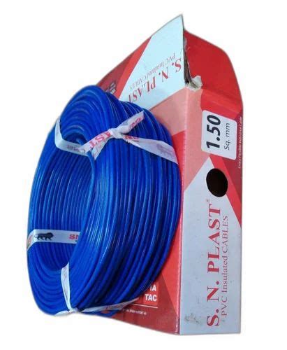 Core S N Plast Sq Mm Pvc Insulated Wire Packaging Type Box At