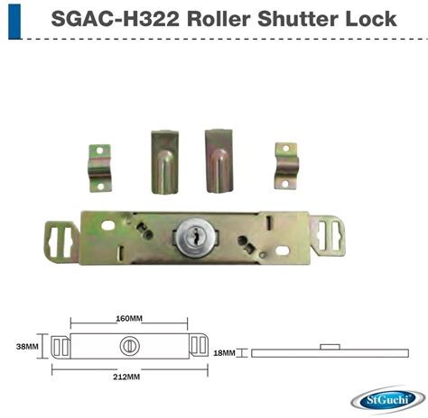 St Guchi Roller Shuttle Lock For Shop Steel Roller Shuttle Door