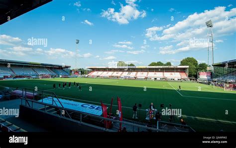 EMMEN - overview stadium “De Oude Meerdijk” during the Dutch Eredivisie ...