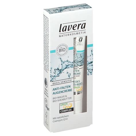 Lavera Basis Sensitiv Anti Falten Augencreme Q10 15 Ml Shop Apotheke