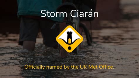 Storm Ciarán Officially Named by UK Met Office | Cork Safety Alerts