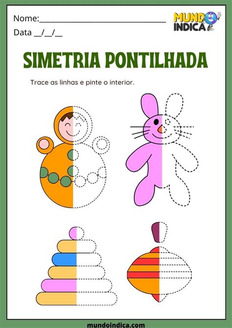 20 Atividades de Simetria para Educação Infantil para Imprimir