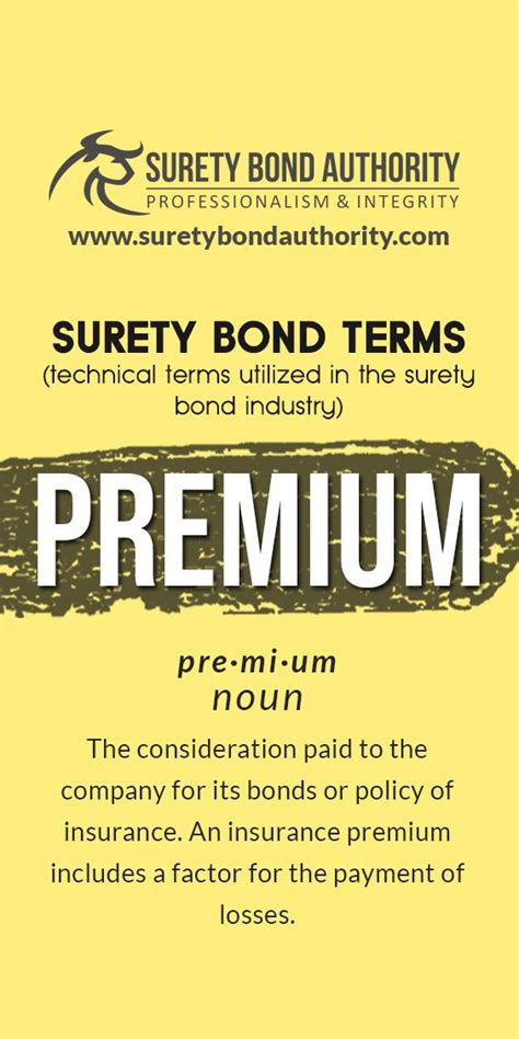 What Does Premium Mean Glossary Bond Negotiation