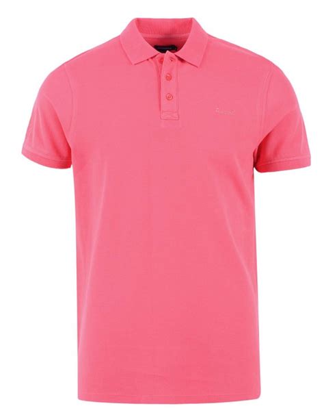 Light Pink Plain Polo T Shirt