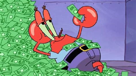 Mr Krabs X Squidward X Spongebob Me Million Dollars Music Video Youtube