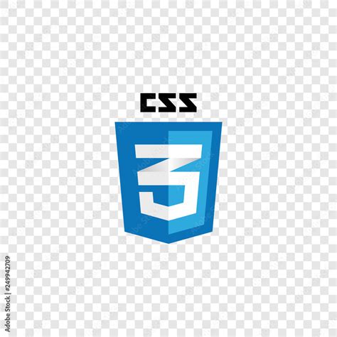 Css Web Technology Shield Web Site Development Icon On White