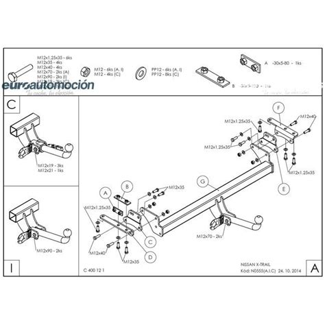 Enganche De Remolque Extra Ble Horizontal Galvanizado Para Nissan X