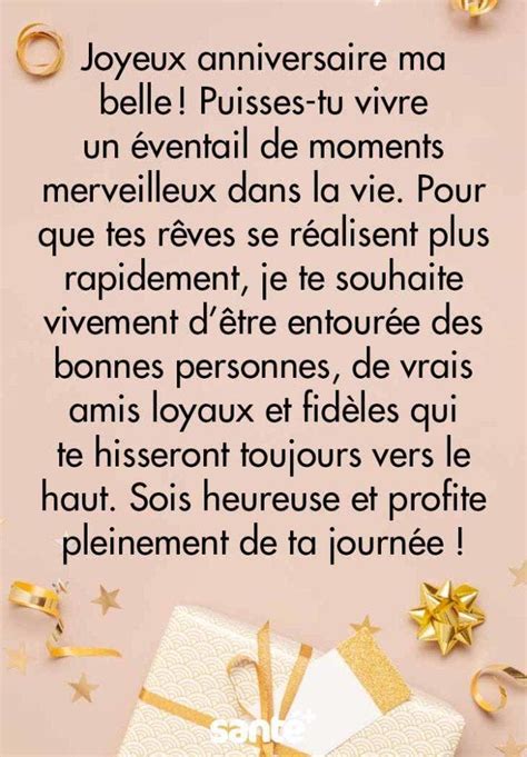 Message Danniversaire Textes Pour Souhaiter Un Joyeux Anniversaire