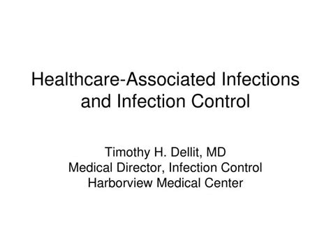 Ppt Healthcare Associated Infections And Infection Control Powerpoint