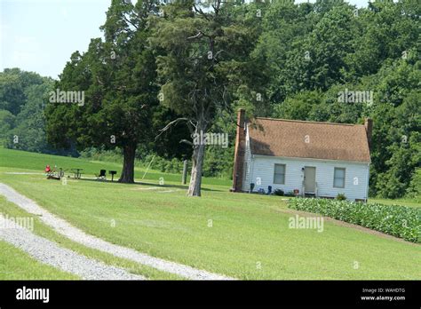 Chippokes Plantation state Park, VA, USA. Old structure on the ...