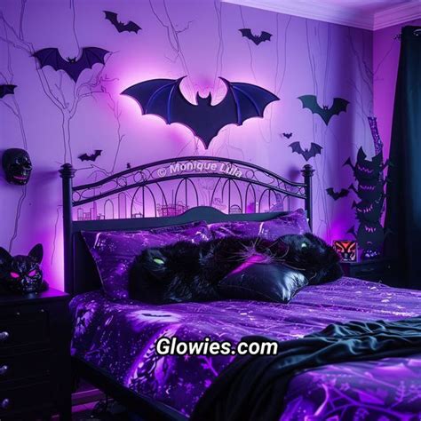 Gothic Darling In 2024 Halloween Bedroom Black And Purple Bedroom