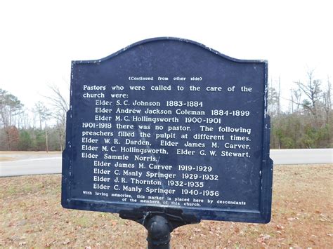 Pilgrims Rest Primitive Baptist Church Pastors Marker Flickr