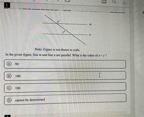 Solved Note Figure Is Not Drawn To Scale In The Given Figure Line