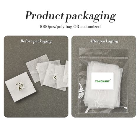 Wholesale Tea Supplier Custom Tea Bag Biodegradable Pla Non Woven