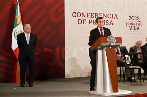 En la Conferencia de Prensa Matutina Rutilio Escandón reconoce a AMLO