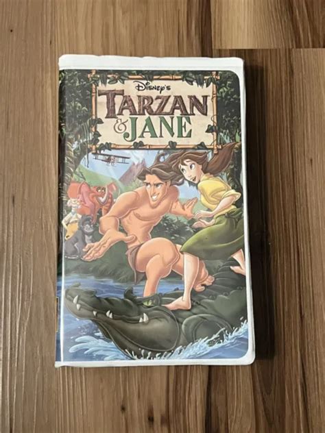 Walt Disney Vhs Tape Kid S Movie Tarzan Jane Clamshell Case