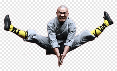 Monk Doing Split Shaolin Monk Two Legs Straight Celebrities Sports