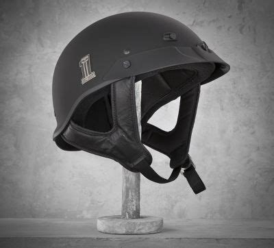 Harley Davidson Curbside Dlx X06 Half Helmet Matte Titanium Medium