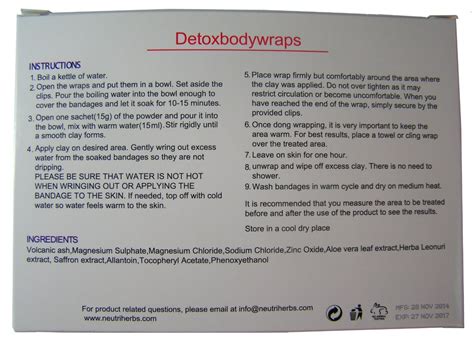 Welcome To Daisys Reviews Detox Body Wraps Detox Clay Home Treatment