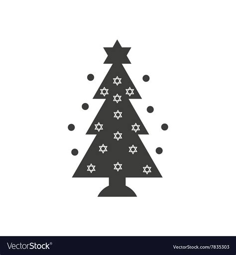 Christmas Ornaments Vector Black And White