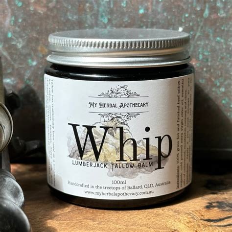 Whip Lumberjack Tallow Balm Ml My Herbal Apothecary