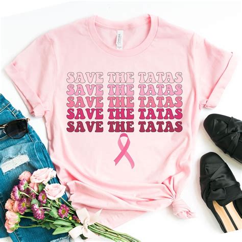 Save The Tatas Shirt Breast Cancer Shirts Save The Tatas Etsy