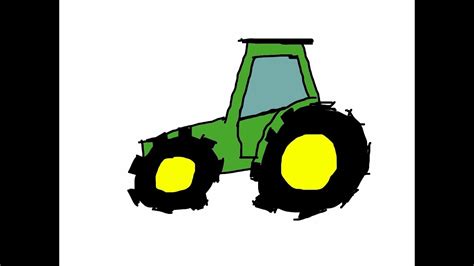 Aprende A Dibujar Un Tractor YouTube