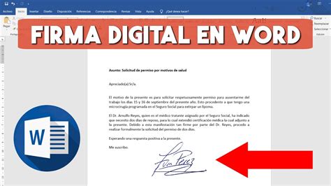 Como Hacer Una Firma Digital En Word YouTube