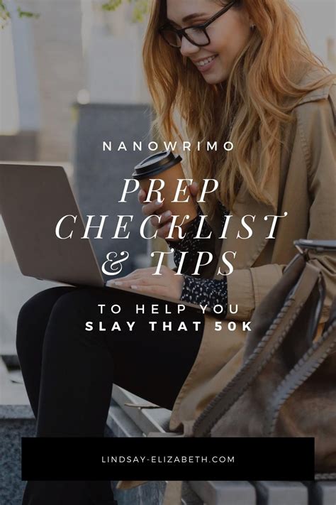 Nanowrimo Prep Checklist To Help You Slay That 50k Artofit